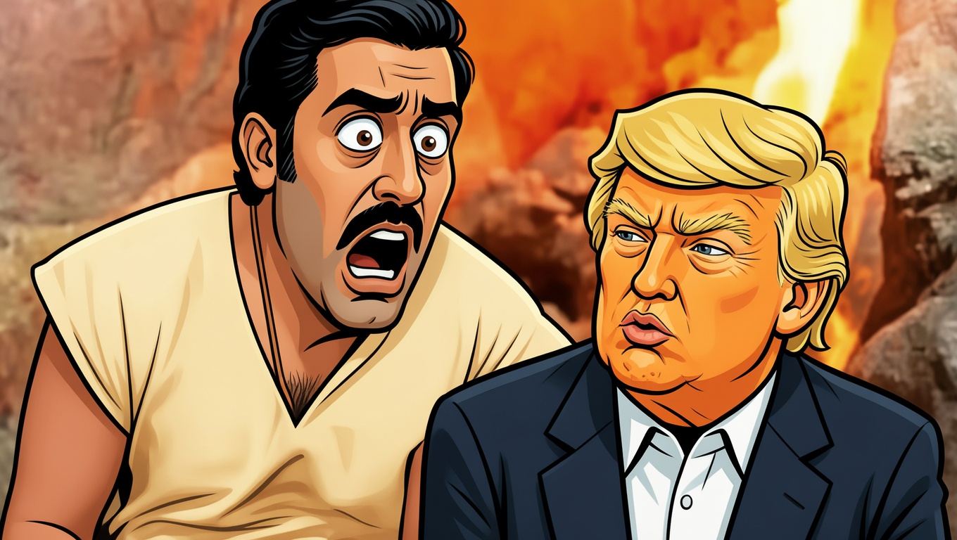 அமேசான் காட்டில் குணாவும் ட்ரம்பும்!